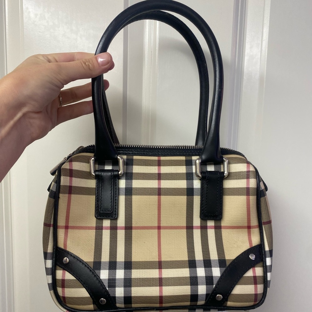 Burberry top handle bag